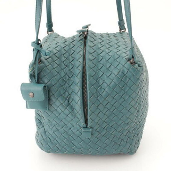 Bottega Veneta Intrecciato Shoulder Bag Green - Picture 3 of 10